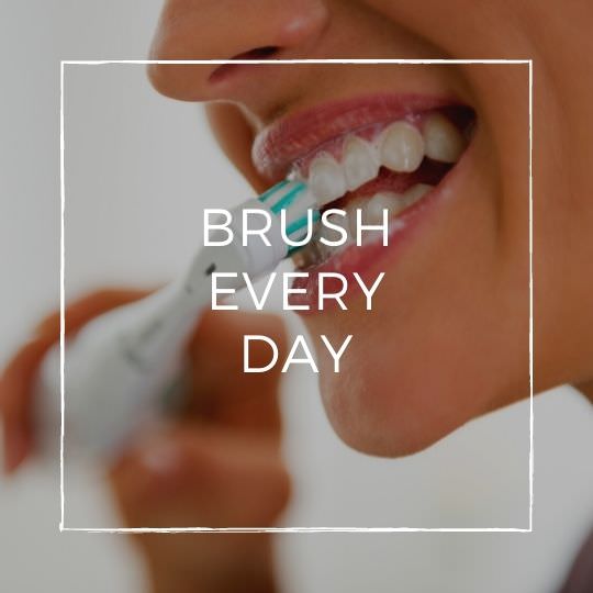 Brush every day